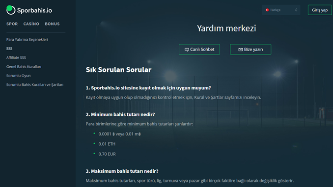 Sporbahis.io Şikayet 