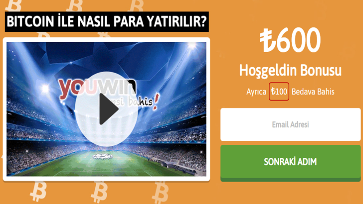 youwin bitcoin ile bahis oynama