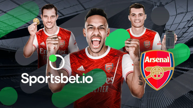 Arsenal’in Bahis Partneri Sportsbet.io Oldu